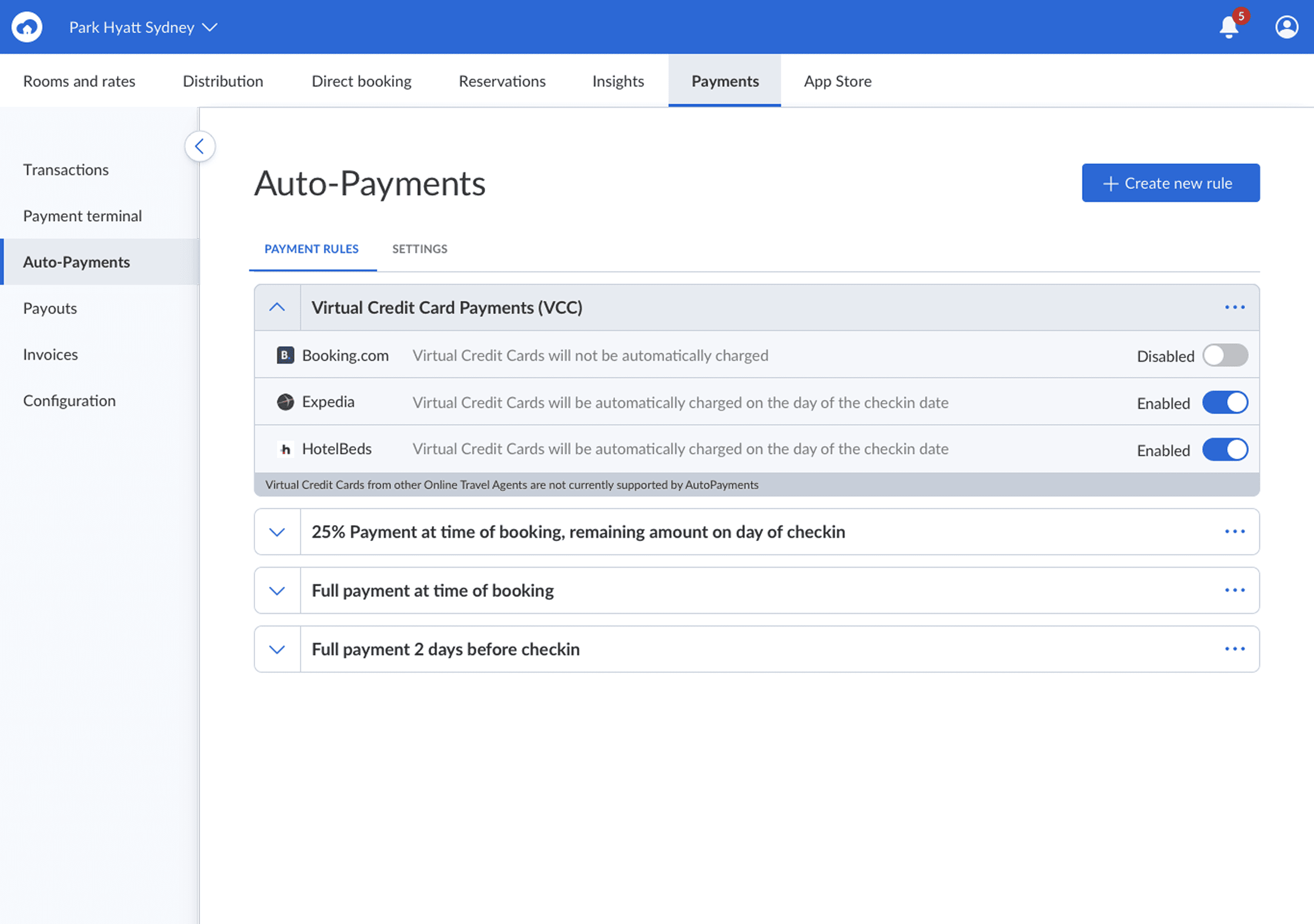 SiteMinder product screenshot
